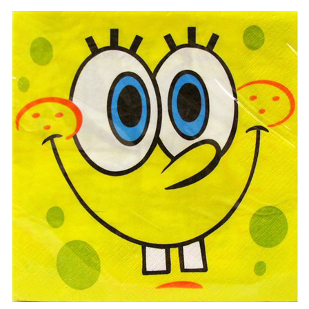 Spongebob Moods Beverage Napkin